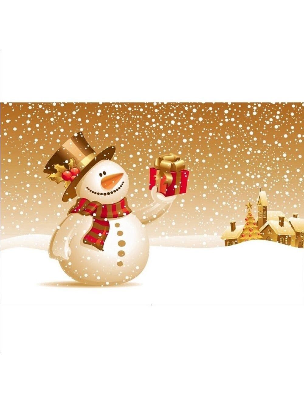 50 10X13 Poly Mailers Snowman Christmas Shipping Envelopes PRICE IS FIRM - Picture 5 of 5